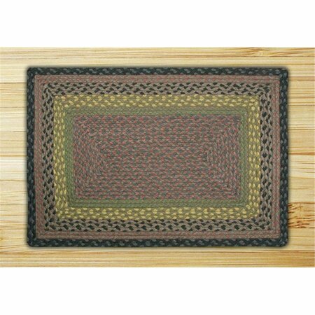 CAPITOL EARTH RUGS Brown-Black-Charcoal Rectangle Rug 26-099